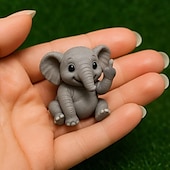 cheap Statues-Funny Middle Finger Animal Resin Statue 8*6*6cm, Novelty Garden Figurine for Desk, Tabletop, Yard or Shelf Decoration