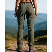 voordelige Bodems-Voor heren Wandelbroek Regenbroek voor wandelen Waterdichte broek Lente Herfst Buiten Normale pasvorm waterdicht Winddicht Kleding Onderlichaam Zak Zwart Leger Groen Kamperen&amp;Wandelen Jagen Reizen S