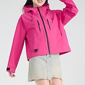 abordables Chaquetas impermeables-Mujer Cortavientos Chaqueta Chaqueta para senderismo Chaqueta rígida Al aire libre Impermeable Resistente al Viento Trajes de senderismo Ropa de senderismo Primavera Otoño Camiseta Camping