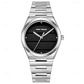 levne Quartz hodinky-MINI FOCUS Dámské Křemenný Módní Obchodní Wristwatch VODĚODOLNÝ Světový čas Ozdoby Nerez Hodinky