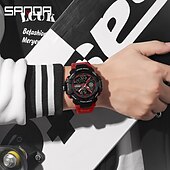 abordables Relojes digitales-SANDA Mujer Hombre Reloj Digital Al Aire Libre Deportes Moda Reloj Casual Luminoso Calendario Fecha Semana IMPERMEABLE Silicona Reloj