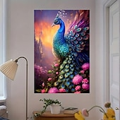 cheap Animal Prints-Print Rolled Canvas Prints - Abstract Modern Traditional Art Prints