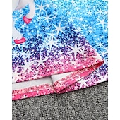 halpa 3D yksisarvinen mekko-Tyttöjen 3D Yksisarvinen Mekko Pitkähihainen Kesä Kevät Loma Päivittäin Pyhäpäivä Prinsessa Kaunis Makea Lapset 4-12 vuotta Rento mekko A linjainen mekko Polvipituinen Normaali