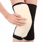baratos Mangas &amp; Cachecol-aquecedores de pernas quentes de lã espessada para homens e mulheres, proteção contra o frio no outono e inverno