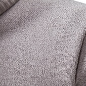 economico Maglioni Cardigan da uomo-Per uomo Felpa Maglione elegante Cardigan Maglione con Zip Maglione a maglia A Coste Maglia Top Regolari Lavorato a maglia A coste Semplice Colletto Mao Moda Scialli Casuale Abbigliamento quotidiano