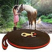 cheap Animal Support &amp; Care-Trigger Clip Premium Horse Lunge Line - Perfect for Training &amp; Exercise!