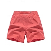 preiswerte Laufshorts-Herren Laufshorts Trainingsshorts Reißverschlusstasche Hohe Taille Unterteile Athleisure Fitnessstudio Trainieren Schnelltrocknend Atmungsaktiv Fitnesstraining Outdoor Laufen Normale Passform