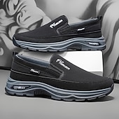 Недорогие Туфли-слипоны для повседневной носки-мужские кроссовки с мягкой подошвой, легкие повседневные мокасины для путешествий, работы и повседневного комфорта