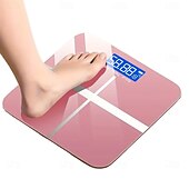 cheap Weighing Scales-Electronic Scale 396 Pound Digital Bathroom Scale High-precision Scale with LED High-definition Display and Temperature Display (switchable To Kilograms or Pounds) Ultra Wide Platform High-precisi