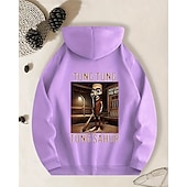 billiga Pojkens 3D Sporter &amp; Spel-Pojkars avslappnad långärmad huvtröja med tung tung tung sahur-tryck vår höst mode streetwear barn 4-12 år huva utomhus daglig normal passform