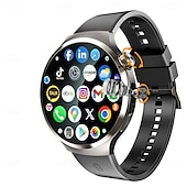 abordables Montres connectées-S13 Montre intelligente 1.98 pouce Smartwatch Montre Connectée Wi-Fi Bluetooth 4G Minuterie Rappel d&#039;appel Moniteur de Fréquence Cardiaque Rappel sédentaire Trouver mon Appareil Compatible avec
