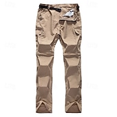 Χαμηλού Κόστους Κάτω-Ανδρικά Μετατρέψιμα παντελόνια Παντελόνι πεζοπορίας Καλοκαίρι Εξωτερική Γρήγορο Στέγνωμα Multi Pocket Ελαστικό Σκούπισμα ιδρώτα Παντελόνια Μαύρο Πράσινο Χακί Ελαστίνη