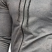 abordables Sudadera con capucha de vellón-Hombre Sudadera Sudadera con capucha y cremallera completa Sudadera con capucha de lana Sudadera táctica con capucha Sudadera con capucha forrada de polar Negro Verde Ejército Azul Marino Gris Con