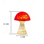 baratos Luzes decorativas-Luz noturna criativa de cogumelo LED colorida para cura, luz para ambiente de dormitório, presente de Natal