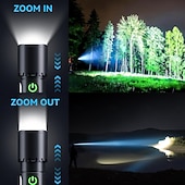 voordelige Zaklampen en kampeerverlichting-autodetaillamp oplaadbaar, lakcorrectie-inspectielamp met magnetische voet &amp;haak, handzame led-werklamp voor autodetailing, kleurmatching &amp;reparaties