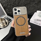 ieftine Carcase iPhone-telefon Maska Pentru Apple AirTag iPhone 16 15 14 Pro Max Plus iPhone 13 Pro Max Capac Spate Magnetic Acceptă încărcarea fără fir Anti Șoc PC