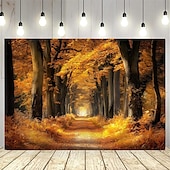 cheap Landscape Tapestry-fall Autumn Landscape Tapestry Photo Backdrop Wall Art Large Tapestry Mural Decor Photograph Backdrop Blanket Curtain Home Bedroom Living Room Decoration
