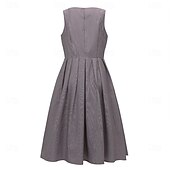abordables Mujeres-Oktoberfest Vestidos Falda acampanada Trachtenkleader Mucama bávaro Alemán prados Mujer Paño de estilo tradicional Vestido Delantal Sin blusa (75CM)