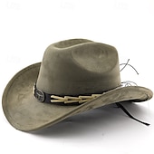 levne Klobouk Fedora-Pánské Sluneční klobouk Párty Čapka Divoký klobouk Černá Vodní modrá Polyester Vinobraní Módní Na běžné nošení ulice Denní Pevná barva Proti sluci Prodyšné