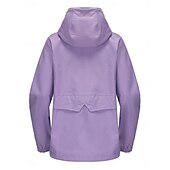 billiga Trenchcoats-Dam Trenchcoat Hoodiejacka Bekväm Andningsfunktion Dragkedja Ficka Ledigt Slät Semester Gata Dagliga kläder Utekväll Dragkedja Normal Luvtröja Normal Långärmad Ytterkläder Svart Gul Vin Vår Höst
