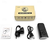 halpa Työvalot-alumiiniset pyöränvalot erittäin kirkkaat, 1000 lumenin pyöränvalot, useita tiloja &amp;kestävä alumiiniseoksesta valmistettu polkupyörän valo, IP65-vedenpitävä &amp;USB-ladattava polkupyörän ajovalo ja