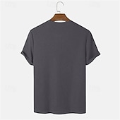economico T-shirt in maglia waffle-Per uomo Maglietta Waffle Maglietta Camicia a Maniche Corte Manica Corta Girocollo Estate Semplice Moda Designer Essenziale Jacquard Vacanza Streetwear Uscire Blu Cammello Beige Maglietta Top per Uomo