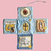 economico I regali-Edizione tascabile devozionale artigianale, santuario tascabile con croce d&#039;argento inclusa, scatola d&#039;ispirazione compatta, regalo di benedizione portatile per la riflessione quotidiana, la