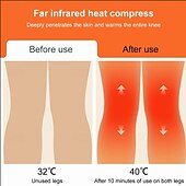 economico elettrodomestici-Massaggiatore multifunzione per gambe e ginocchia, riscaldamento articolare, massaggio vibrante, supporto per gomiti e spalle, ginocchiera termica per la circolazione sanguigna.