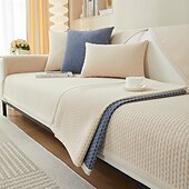 お買い得  ソファカバー-小麦の耳柄のシェニールソファーカバー、ベルベットの傷防止ソファーカバー、ペットフレンドリー