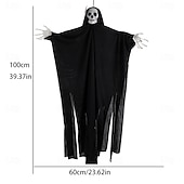 voordelige Buiten Decor-2 Pack Halloween Hanging Skeleton Ghosts Decorations, Grim Reapers for Halloween Outdoor Decorations, Halloweens Skeleton Flying Ghost, Haunted Haunted House Prop, Party Decor