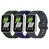 olcso Samsung óraszíjak-3 csomag Óraszíj mert Samsung Galaxy Galaxy Fit 3 Szilikon Csere Szíj Bájos Sportszíj Modern csat Karszalag