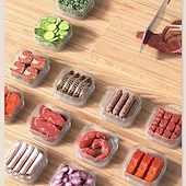 cheap Kitchen Utensils &amp; Gadgets-10pcs Airtight Food Storage Containers with Lids, Microwave and Refrigerator Safe Sealed Meal Prep Boxes for Kitchen and Home Organization