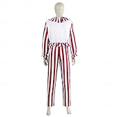 preiswerte Klassischer Horror-Joker Clown Halloween Kostüm Overall Clown im Kornfeld Horror Gruseliges Kostüm Erwachsene Herren Damen Halloween Karneval Leistung Party Einfache Halloween-Kostüme Verkleiden