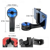 abordables almacenamiento de equipaje y viajes-2 soportes para reposacabezas de coche, gancho multifunción para asiento trasero, organizador con bloqueo para teléfono, soporte para colgar bolsas, comestibles, bolsos, abrigos y accesorios.