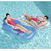 cheap Outdoor Activity-Floating Bed Inflatable Pool Float Summer Outdoor Inflatable Beach Swimming Pool Float Water LoungerPortable Inflatable ReclinerComfortable Floating Bed &amp; Floating Chair Pool Raft for Adult