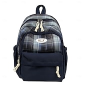 cheap Backpacks &amp; Bookbags-Plaid School Backpack for Girls – Cute Large Capacity Bookbag with Multi-Pockets for Back to School, Elementary &amp; Middle School