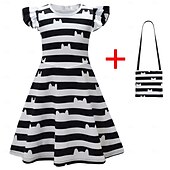 cheap Girls&#039; Costumes-Gabby&#039;s Dollhouse Pandy Paws Cakey Dress Bag Adventure Movie Cosplay Movie Cosplay for Girls&#039; Kid&#039;s Halloween Carnival World Book Day Performance Educational Dress Up School Event Dress Up