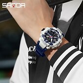 abordables Relojes digitales-SANDA Mujer Hombre Reloj Digital Al Aire Libre Deportes Moda Reloj Casual Luminoso Calendario Fecha Semana IMPERMEABLE Silicona Reloj