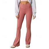 olcso Sima leggings-Női Nadrág Leggingek Utcai sikk Alkalmi Teljes hossz Természetes Sima Rugalmas derék Kényelmes Szabadság Hétköznapi viselet Hétvége Sötétszürke Sárgabarack Szürke Fekete Ősz Normál