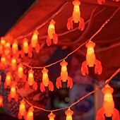 economico Luci di Natale-Barra LED con luci d&#039;atmosfera da 2 m e 10 LED, alimentata a batteria, bottiglia di birra, bottiglia dei desideri, luci fatate, campeggio, festa, casa, balcone, giardino, Natale, Capodanno,