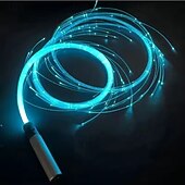 economico elettrodomestici-Frusta ottica a LED ricaricabile tramite USB, girevole a 360°, multicolore, discoteca, RGB, danzante, luminosa, scintillante, flusso, stringa