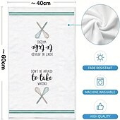 Недорогие Гаджеты для ванной-Набор из 4 кухонных полотенец с креативным принтом, салфетки для сушки посуды, для приготовления пищи, выпечки, уборки, многоцелевые кухонные полотенца, кухонные принадлежности и украшения помещения