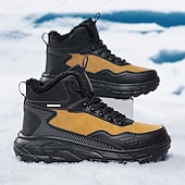 preiswerte Wanderstiefel-wasserdichte Winterwanderstiefel für Herren mit warmem Futter, rutschfeste Outdoor-Schneeschuhe für Trekking und Camping bei kaltem Wetter