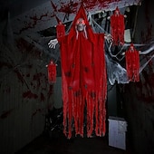 お買い得  ハロウィン-ハロウィーンの飾り、幽霊を吊るす怖い魔女、幽霊の骸骨を吊るす小道具、お化け屋敷パーティー用、ハロウィーンツリーの飾り