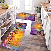cheap Rugs &amp; Mats &amp; Carpets-Sunflower Series Long Kitchen Mat - Non-Slip, Stain-Resistant, Absorbent Rug for Entryway &amp; Home Use