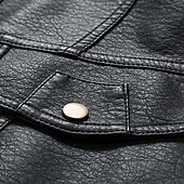 abordables Veste en simili-cuir-Homme Veste en Similicuir Veste moto Blouson de Moto Vacances Quotidien Coupe-vent Chaud Avec Poches Automne Hiver Uni Mode Classique Col montant Régulier Noir Jaune Gris Veste