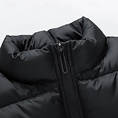 preiswerte Westen-Herren Wanderweste Pufferweste Ärmellos Weste Außen Thermowarm Winter Tasche Polyester Schwarz Blau Grün Jagd Angeln Klettern