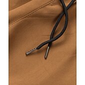economico Pantaloni cargo-Per uomo Pantaloni Cargo Pantaloni Elastico in vita Coulisse Multi-tasche Semplice Indossabile All&#039;aperto Quotidiano Campeggio &amp; Escursionismo Moda Classico Nero Marrone Micro-elastico