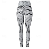 tanie Legginsy i legginsy do jogi-Damskie Legginsy capri Legginsy do jogi Wyszczuplenie brzucha Wysoka talia Siłownia Taniec Obuwie sportowe Doły Czarny Biały Niebieski Jesień Sport Odzież sportowa Ścisłe dopasowanie