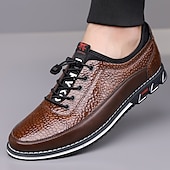 abordables Baskets-Baskets décontractées en similicuir texturé pour homme – chaussures à lacets légères pour la marche quotidienne, les voyages et le style urbain du week-end
